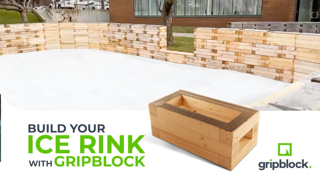 build ice rink with EZ blocks